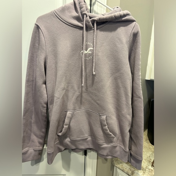 Hollister Hoodie Sweatshirt Purple Lilac Women’s Large - Picture 1 of 12